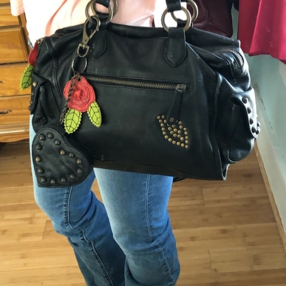 Betsey Johnson Handbags - Betsey Johnson Leather Handbag with coin purse
